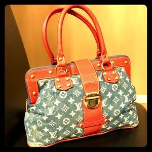Louis Vuitton Authentic Vintage Denim Bag